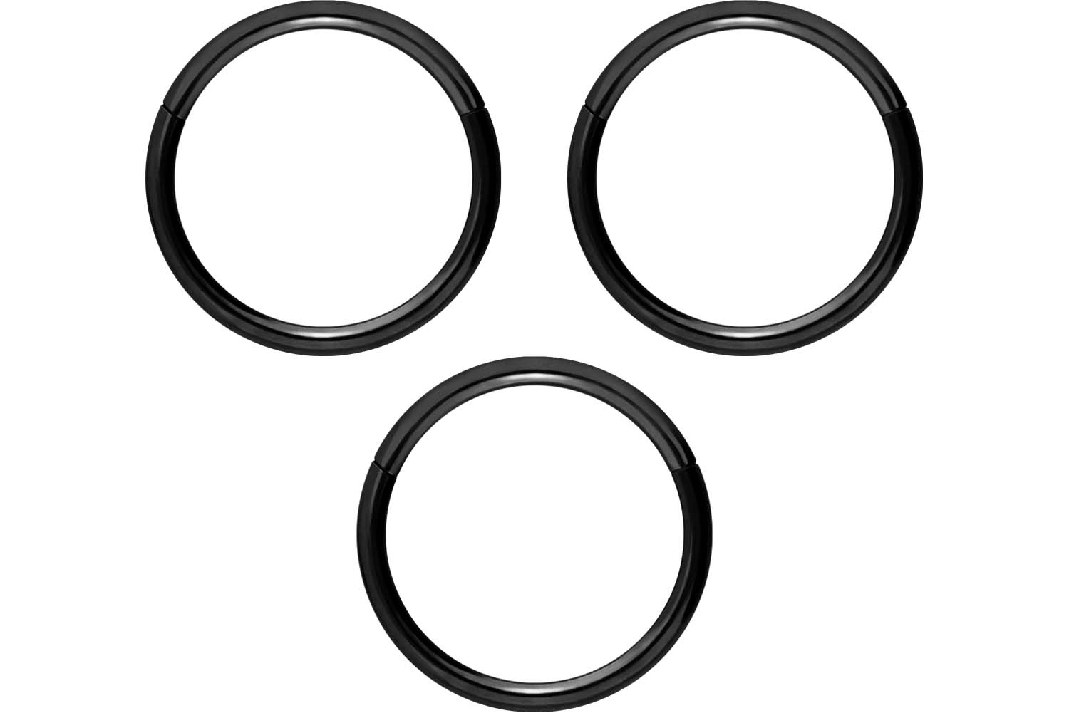 SET Chirurgenstahl Segmentring Clicker Piercing